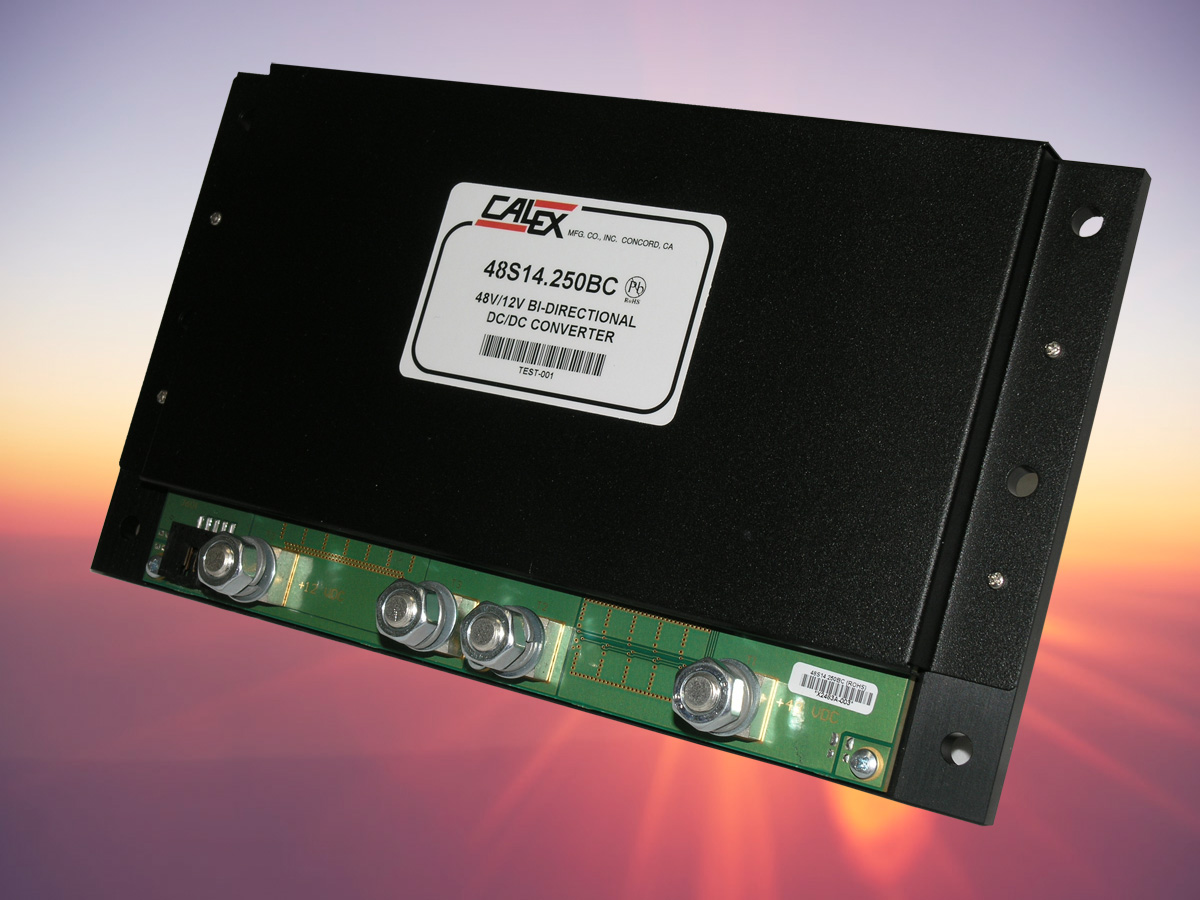 Calex announces 48S14.250BC Bi-Directional DC/DC converter