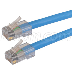 L-com introduces TRD695LZBL-series cables and Cat6 LSZH solid conductor cable assemblies