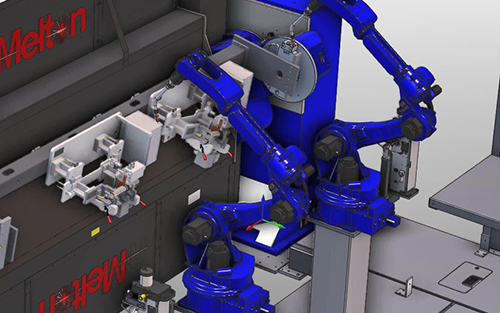 Case Study: Multi-Robot System Helps Melton Machine Overcome Supply Chain Shortages