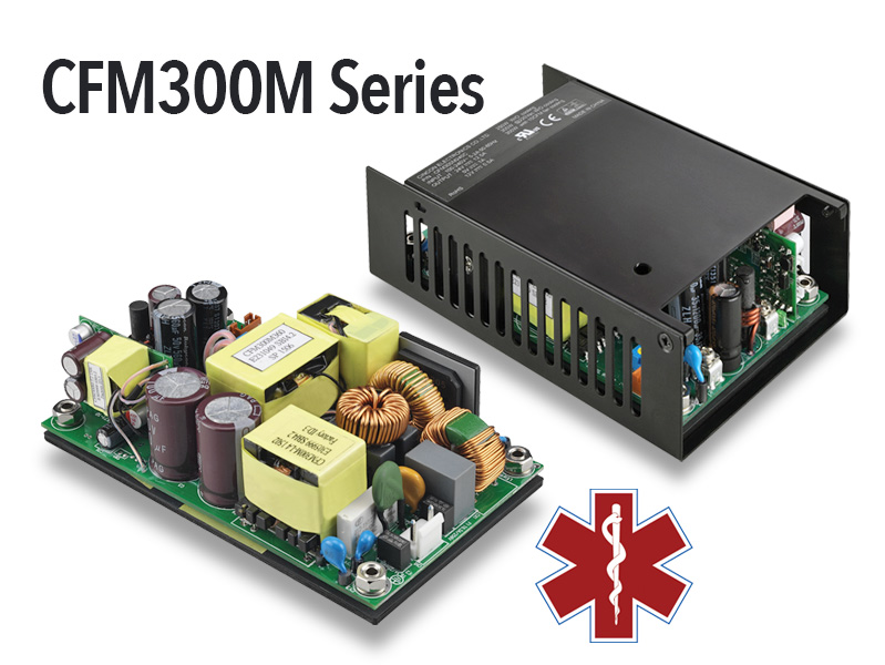 Thumbnail for Power Sources Unlimited announces CFM300M series of AC/DC power supplies