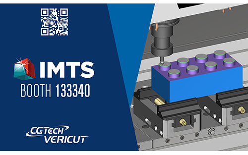 CGTech to Demonstrate VERICUT 9.3, Optimization and Machine Connectivity at IMTS 2022