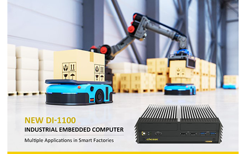 Cincoze’s DI-1100 Industrial Embedded Computer Has Multiple Applications in Smart Factories