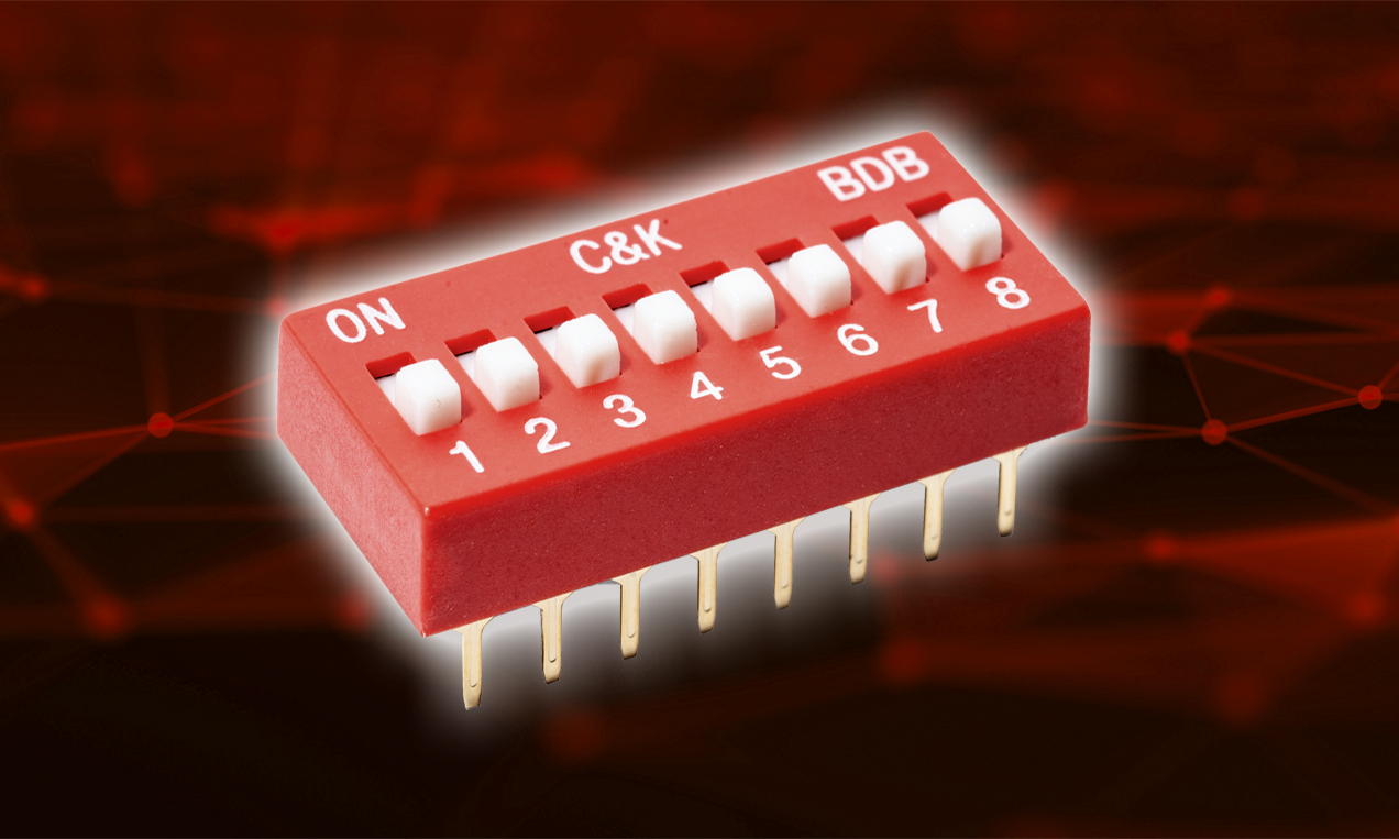 C&K announces BDB DIP construction DIP switch