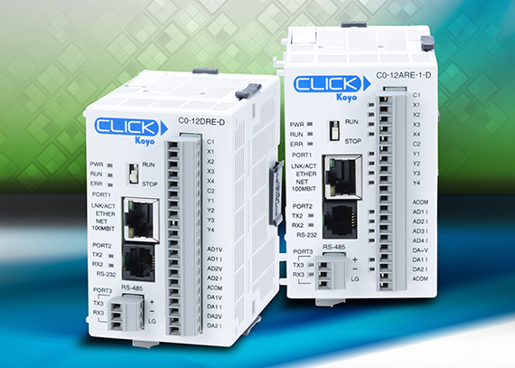 AutomationDirect introduces CLICK Series stackable micro brick PLCs