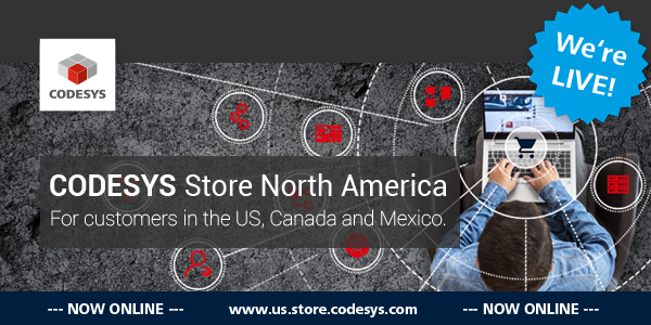 CODESYS Store North America IS LIVE!