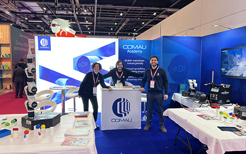 Comau Academy's Innovative Educational Projects at Bett UK Inspired Students with Robotics and AI