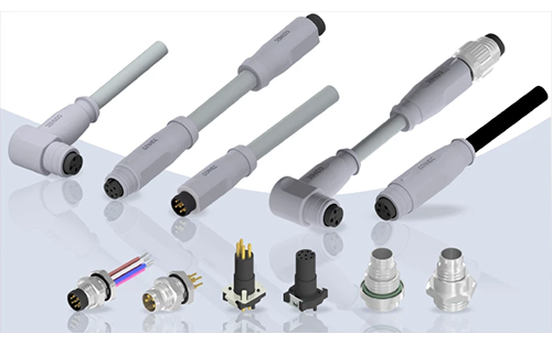 Conec Offers M8x1 Connectors with Snap & Screw/snap Termination