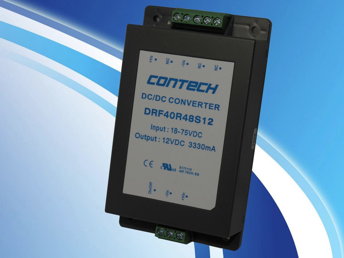 Thumbnail for ConTech announces DRF series of DC/DC converters