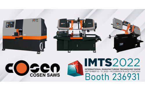 Thumbnail for Cosen Saws Leading Edge Sawing Solutions on Display at IMTS 2022
