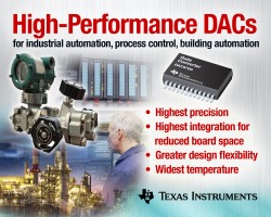 Thumbnail for Texas Instruments introduces DAC8760 D/A converters