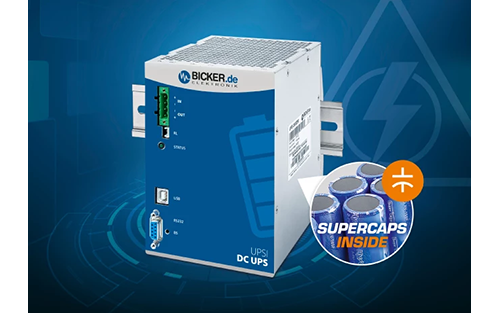 Bicker Elektronik Provides DC Emergency Power Supply for Industrial, Medical and Security Technology
