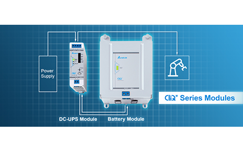 Delta Expands the CliQ M Series Power Supply with New DC-UPS and Battery Modules for Uninterruptible Systems