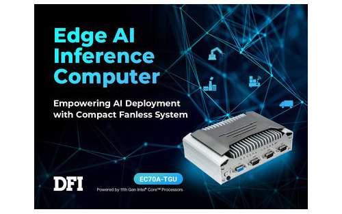 DFI Empowers Edge AI Deployment with EC70A-TGU Compact Fanless System