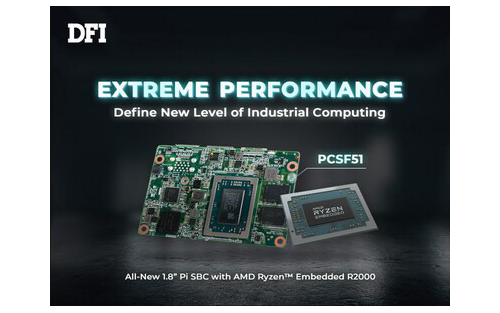 Thumbnail for DFI Reveals PCSF51 1.8" SBC with High Performance AMD Ryzen R2000 Processor for Industrial Applications