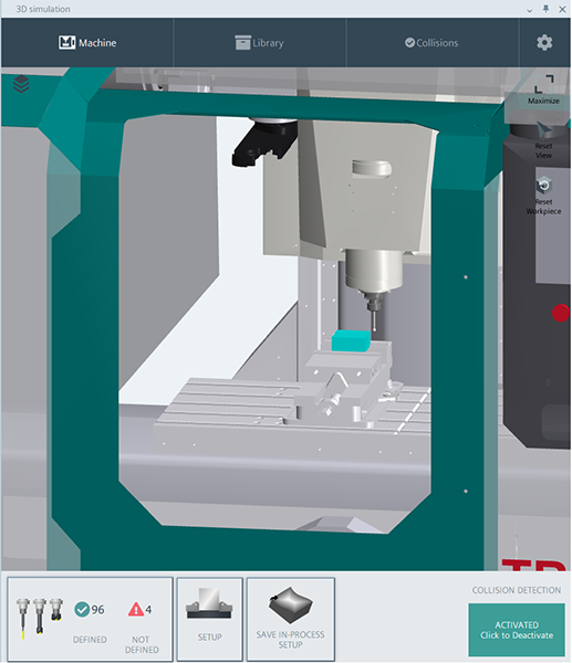 Figure 1:&nbsp;In-process probing allows continual system checking by simulating cutting a feature, dropping a probe into it to measure it, and then validating it.
