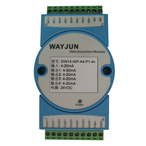 Current/Voltage signal isolated splitter(one in four out)
