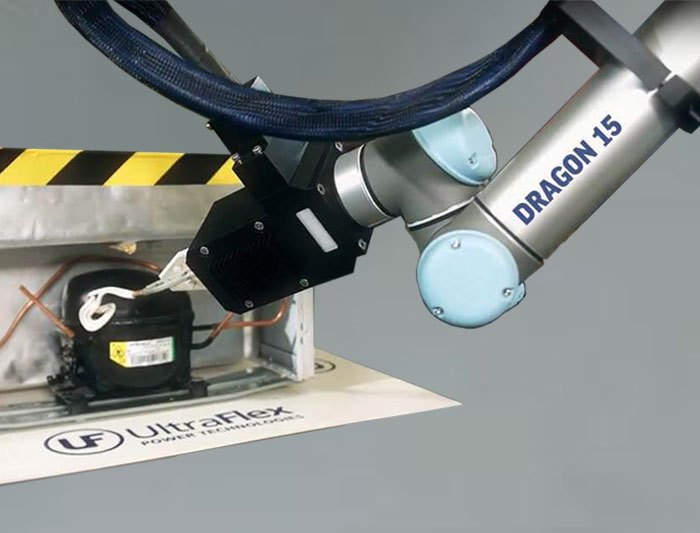 UltraFlex Power releases Dragon 15 induction brazing robotic arm