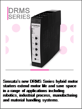 Sensata Technologies releases Crydom DRMS Series hybrid motor starters