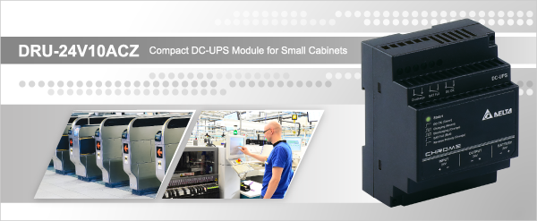 Thumbnail for Delta Electronics introduces DRU-24V10ACZ DC-UPS module