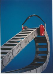 Igus cable carriers are designed for high-acceleration, high-speed applications
