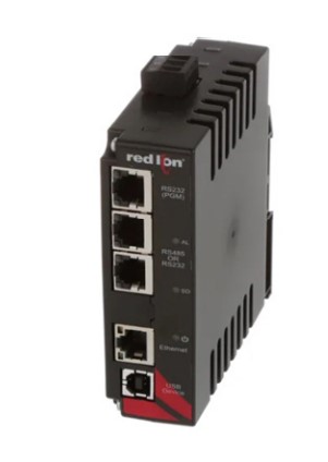 A Red Lion Controls protocol converter. (Image courtesy of Allied Electronics.)