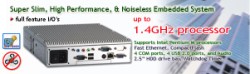 Thumbnail for Noiseless, fanless embedded system has 1.4GHz processor
