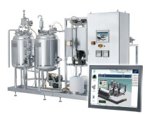 Figure 3. The embedded human-machine interface installed on this process skid can be used to display both real-time and historical energy use.