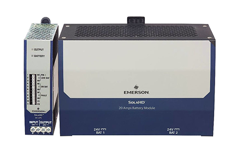 Emerson Introduces Long-Life 240W and 480W DIN Rail Mounted Uninterrupted Power Supplies