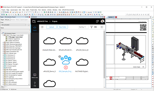 Thumbnail for EPLAN eManage Allows Users to Easily Upload, Share and Manage Projects in the Cloud