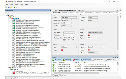 EtherCAT Conformance Test Tool Version 2.3 Released