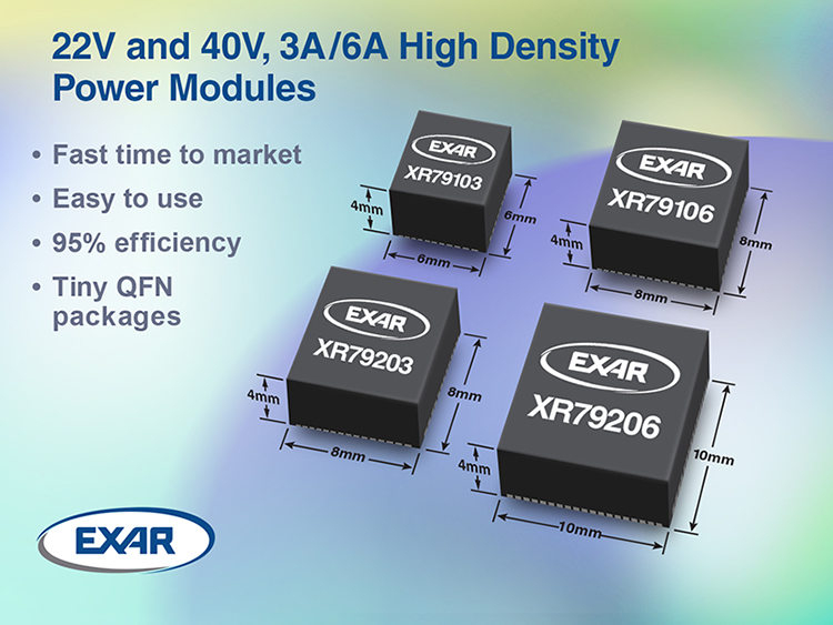 Thumbnail for Exar Releases Four Additions to Series of Step-Down Power Modules