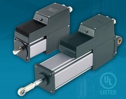 Exlar Tritex II AC Powered Actuators now offer UL Listing