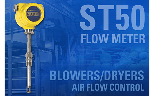 FCI's Thermal Flow Meter Optimizes Control of Large Onion Dryers for Food Processing Plants