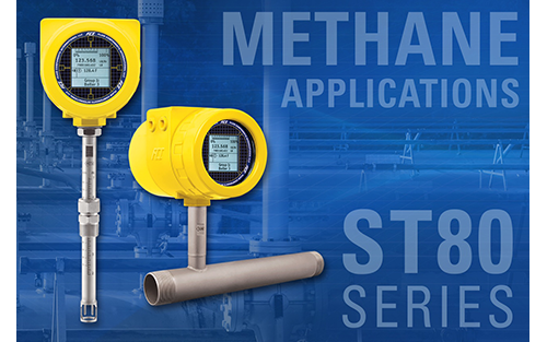 FCI Provides the ST80 Series Thermal Mass Flow Meter for Measuring Methane (CH4) and Providing Emissions Data