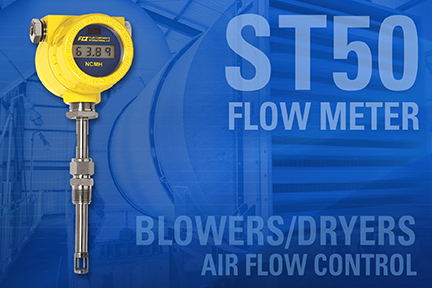 FCI announces enhanced version of ST50 mass flow meter series