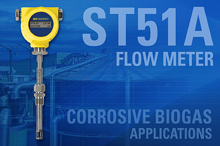 FCI announces 2019 version of ST51A Biogas Flow Meter