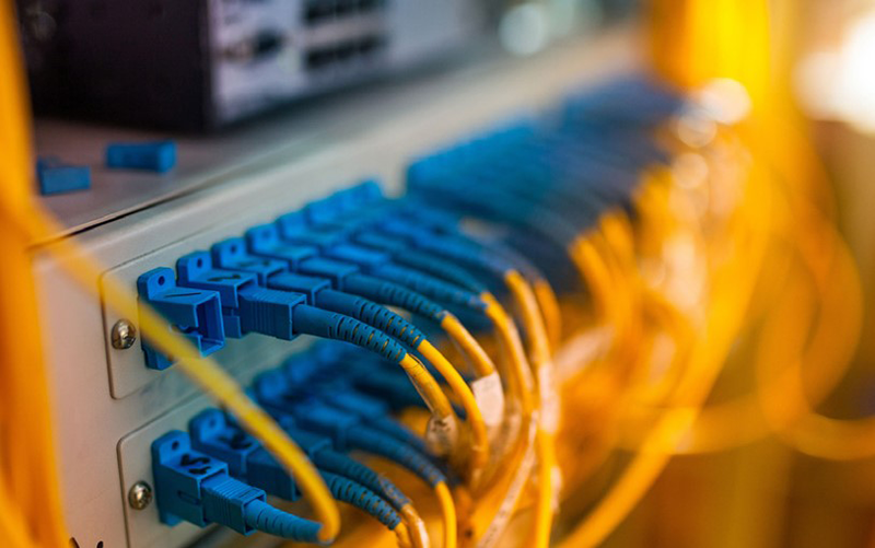 Figure 1: Using fullduplex communications mode for each point-to-point link within a  switched EtherNet/IP  network doubles the  potential bandwidth of a  cable and eliminates the possibility of collisions on that link.