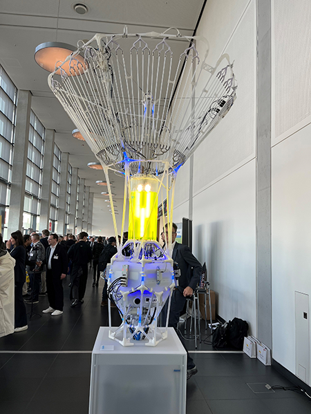 Festo’s PhotoBionicCell shown at the Hannover Messe preview in February.