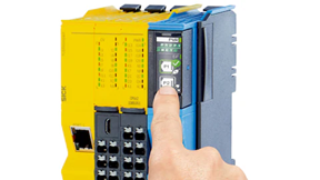 Figure 1: SICK safety controllers allow users to acquire only what they will use. There are choices for the main CPU unit, expansion modules for input/output (I/O) and fieldbus communication gateways (shown).