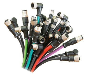 Figure 2: Circular connectors and cordsets provide reliable and flexible connectivity options, even for the most challenging industrial conditions.
