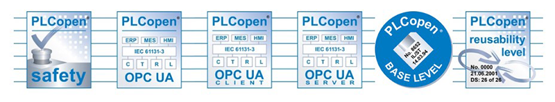 Figure 3: PLCopen has many certifications.