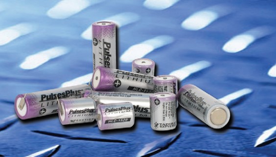 Figure 3: Bobbin-type liSOCl2 batteries can be combined with a patented hybrid layer capacitor (HLC) to offer up to 40-year operating life while providing high pulses to power two-way wireless communications.