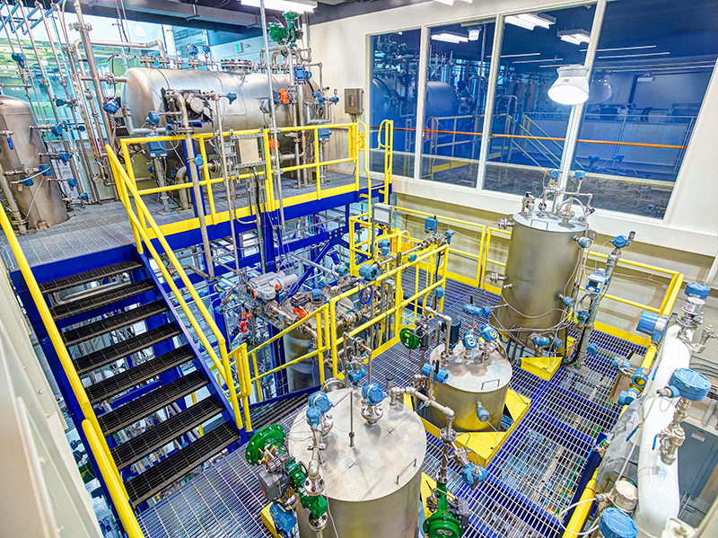 Figure 3: Emerson’s IPE is a densely-instrumented process operation with all the working requirements, but without the hazards.