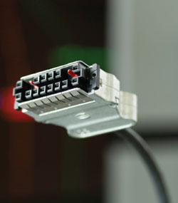 Interfaces should follow the latest standards of the control technology employed and ensure the modularity and scalability of the machines and systems. These Har-motion connectors were developed to customer specifications.