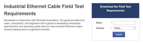 Rockwell Automation and Fluke Networks Launch New Industrial Ethernet Testing Guidelines
