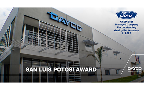 Thumbnail for Ford Recognizes Dayco Mexico Facility Amongst ChEP 100 Best Managed Companies for 2020
