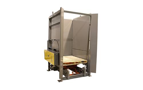 Thumbnail for Huron’s 4-Way Fork Box Pallet Dispenser Saves Space and Reduces Strain