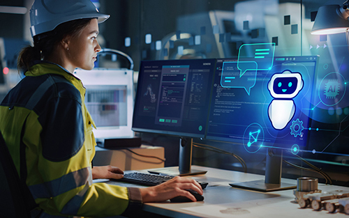 Figure 3:&nbsp;Siemens’ vision of Industrial Copilots along the entire value chain aims to unlock the potential for improving human-machine collaboration and accelerating development and innovation cycles.