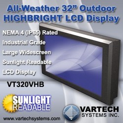 VarTech Systems Announces VT320VHB 32-in. LCD Display