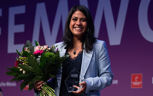 Sahana Shastry Receives Young Engineer Woman Award